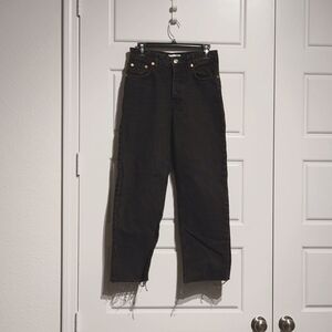 ZARA high rise slim fit ankle jeans
